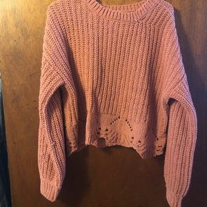 Crop sweater
